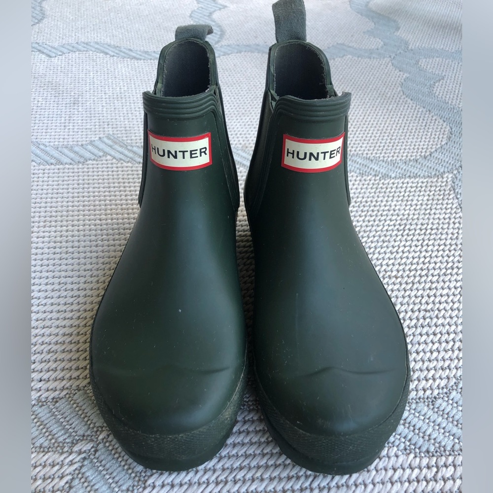 Hunter Original Chelsea boot in hunter green